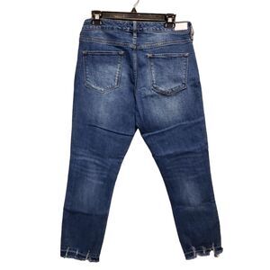 DEAR JOHN Blaire Ankle Jeans Hi Rise Straight Washed Blue Denim Women Sz 30